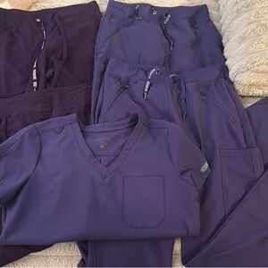 Med Couture Women's Purple Jogger Set
